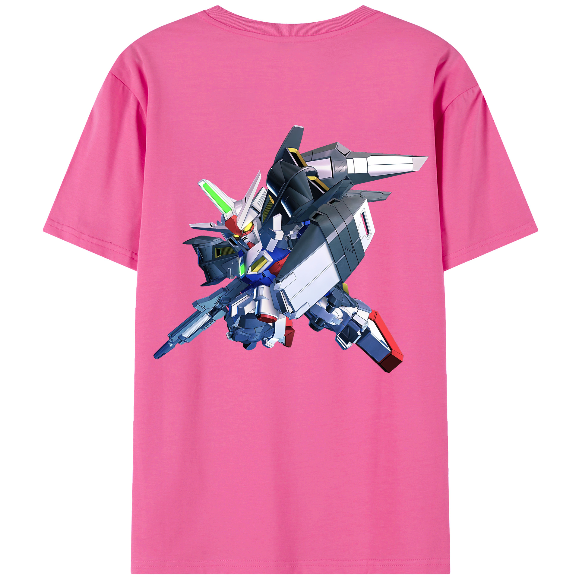 （画像用） 機動戦士ガンダム Mobile Suit Gundam レディース半袖Tシャツ(バックプリント)